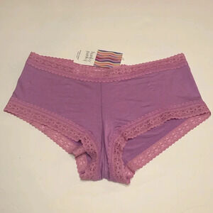 Hanky Panky Boyshort Panty Berry Pie Size Small NWT